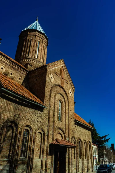 Febbraio 2020 Telavi Georgia Vecchia Parte Storica Centrale Della Città — Foto Stock