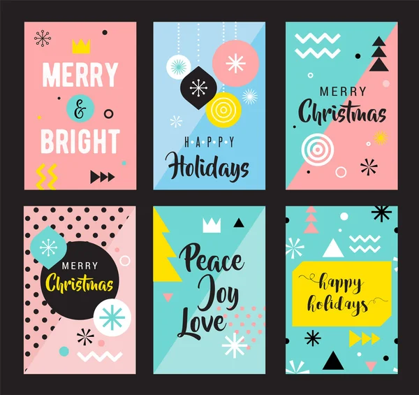 Navidad Venta fondos, tema móvil. Diseño moderno para póster, tarjeta — Vector de stock