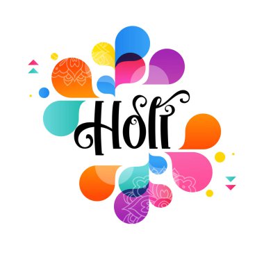 Mutlu bayram, Hint tatil ve Festivali afiş, banner, renkli vektör çizim