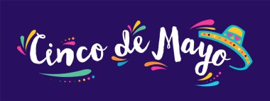 Cinco de mayonez tebrik kartı.