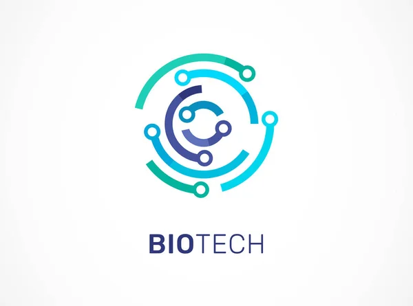 Logo - technology, tech icon and symbol — Stock Vector