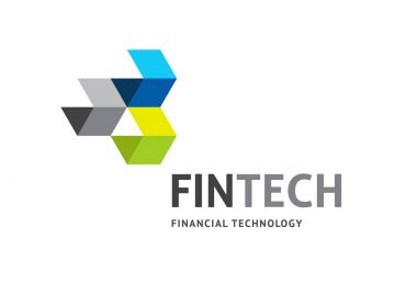 Fintech için modern logo konsept tasarım 