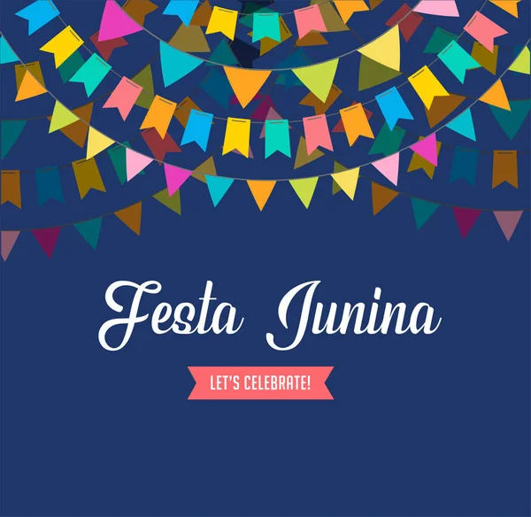 Festa Junina - Łacińskiej, brazylijski Festiwal June — Wektor stockowy