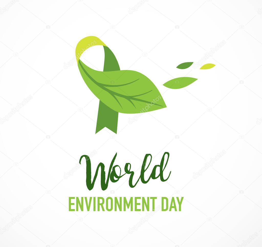World Environment day, go green concept design series. Vector illustration