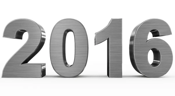 Year 2016 isolated — Stock Photo, Image