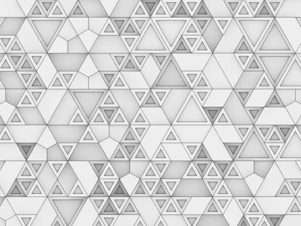 Trójkątów równobocznych - białe tło — Zdjęcie stockowe