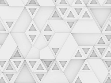 eşkenar üçgen - beyaz arka plan