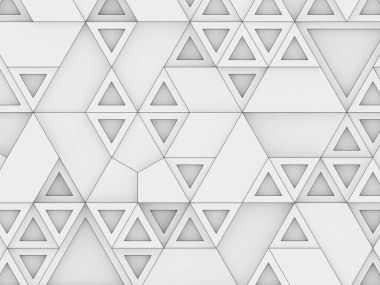 eşkenar üçgen - beyaz arka plan