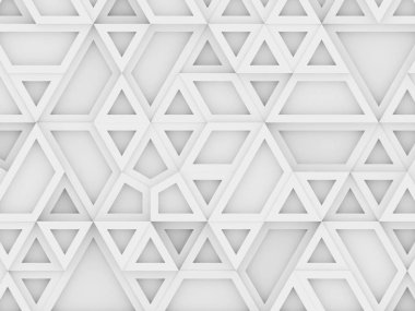 eşkenar üçgen - beyaz arka plan