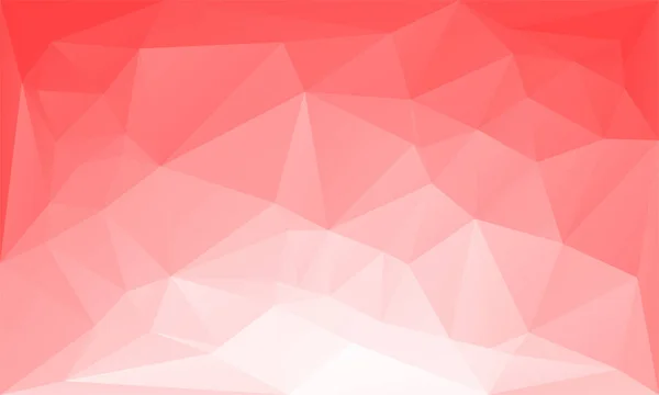 Triángulos fondo abstracto - rojo blanco — Vector de stock
