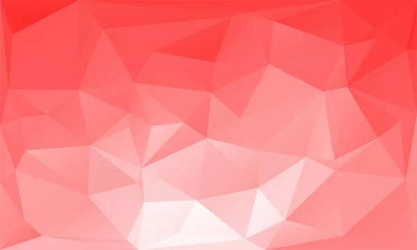 Треугольники абстрактный фон - красный белый — стоковый вектор