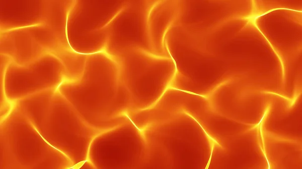 Fiery abstract waves background - smooth shape surface — Stock Photo, Image