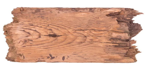 Staré dřevěné desce izolovaných na bílém pozadí. — Stock fotografie