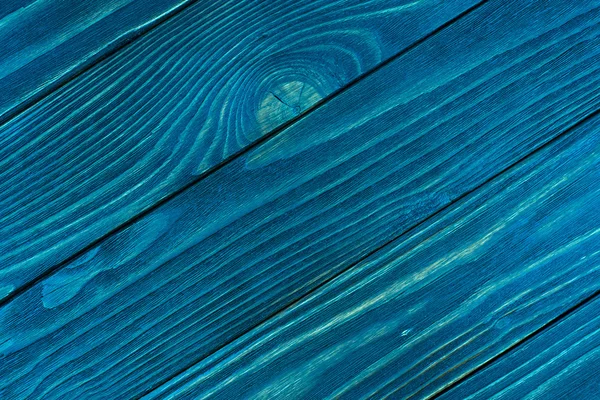 Textur der blauen Holzplatte. — Stockfoto