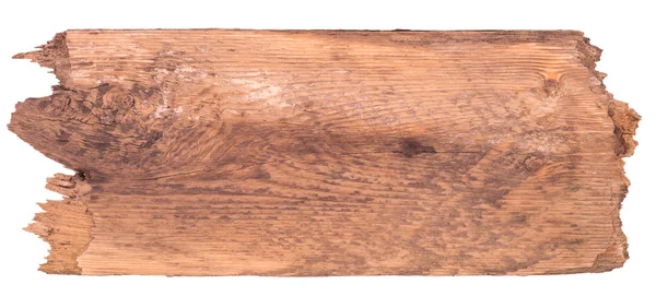 Staré dřevěné desce izolovaných na bílém pozadí. — Stock fotografie