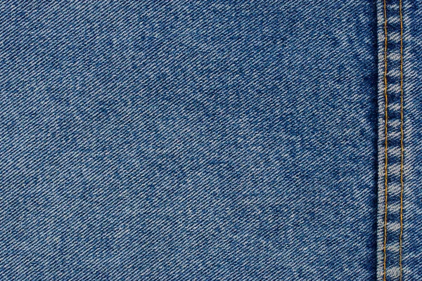 Jeans Textur Hintergrund mit Nähten — Stockfoto