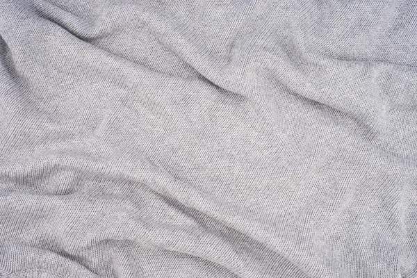 Κοντινό πλάνο φόντο γκρι πλεκτό πουλόβερ — Φωτογραφία Αρχείου