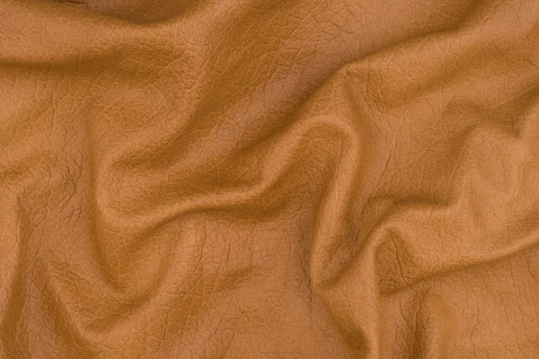 Natural brown leather texture. — Stock Photo, Image