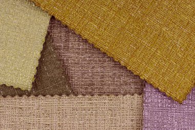 Multi renk kumaş doku örnekleri. 