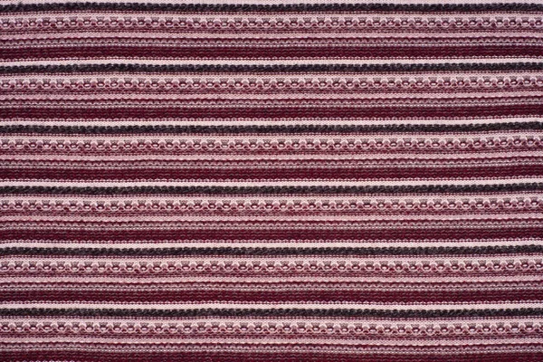 Fabric with a striped texture closeup. — Stock Photo, Image