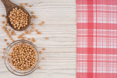 Nohut eski ahşap tablo. 