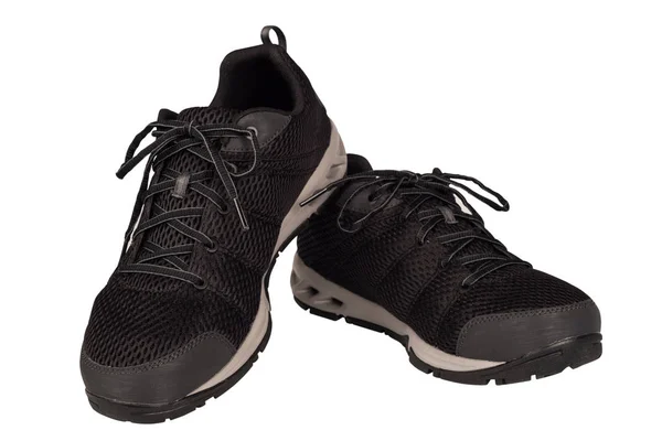 Zapatillas deportivas negras. Aislado sobre fondo blanco . —  Fotos de Stock