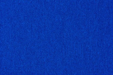 Mavi renk bir yün kumaş yakın çekim. 