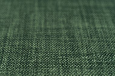 Yeşil kumaş dokusu. Arka plan, boş şablon. 