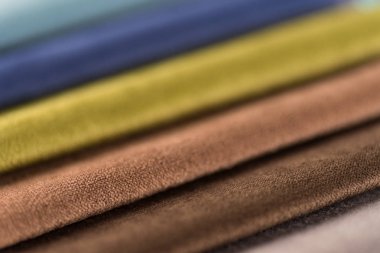 Renkli döşemelik kumaş örnekleri arka plan. Soyut backgrou