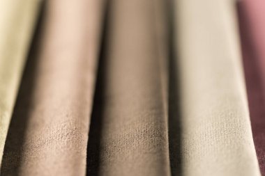 Renkli döşemelik kumaş örnekleri arka plan. Soyut backgrou