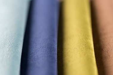 Renkli döşemelik kumaş örnekleri arka plan. Soyut backgrou