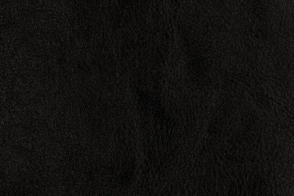 Textura natural de couro preto. Vista superior . — Fotografia de Stock