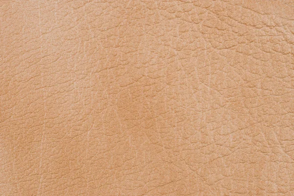 Superfície de textura de couro marrom claro. Close-up de grãos naturais c — Fotografia de Stock