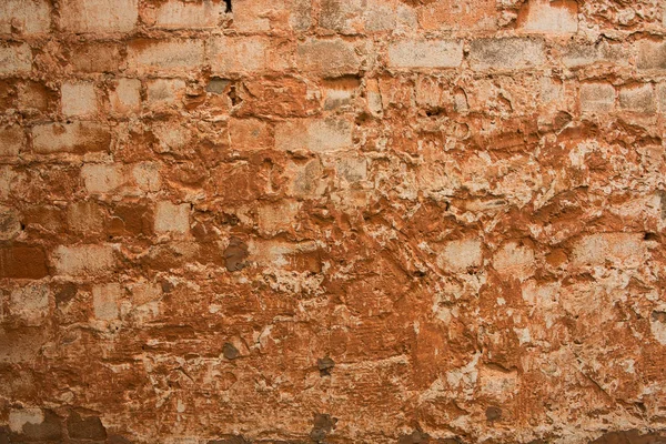 Very old dilapidated brick wall — Stock Photo, Image