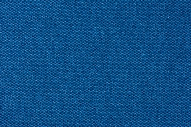 Mavi renk bir yün kumaş yakın çekim. 