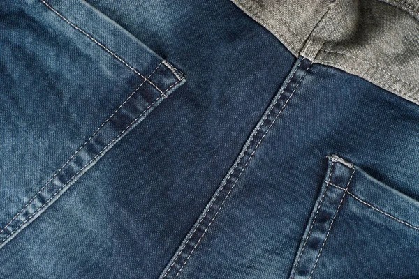 Blue denim jeans texture. Jeans background. — Stock Photo, Image