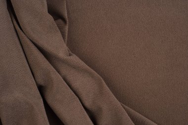 arka plan için kahverengi kumaş dokusu. Arka plan, boş 