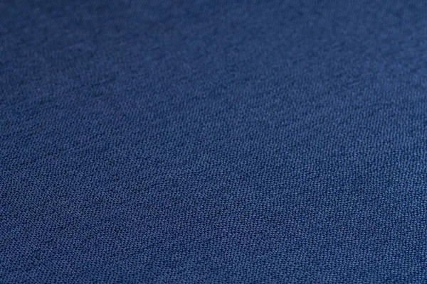 蓝色织物纹理。抽象的背景下，空模板. — 图库照片