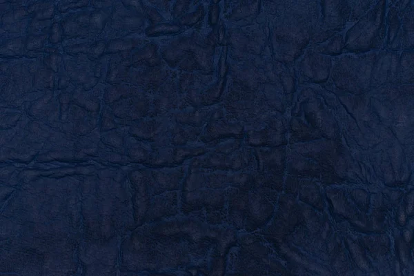 Texture in pelle blu naturale. Sfondo astratto, templata vuota — Foto Stock