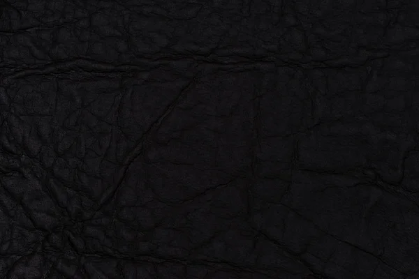 Textura de cuero negro. Vista superior . —  Fotos de Stock