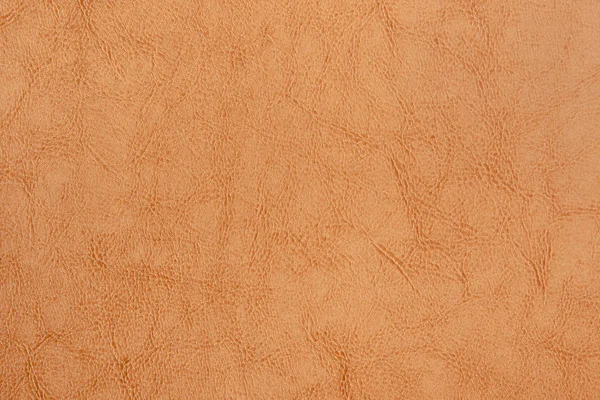 Light brown leather texture surface. — Stock Photo, Image