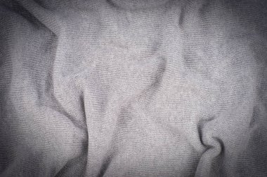 gri örgü kazak arka kapatmak. 