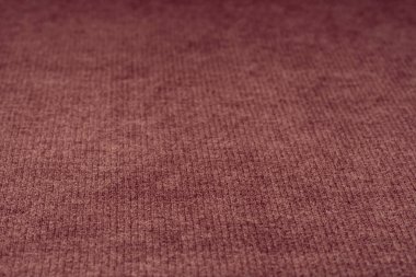 Kahverengi kumaş dokusu. Arka plan, boş şablon. 