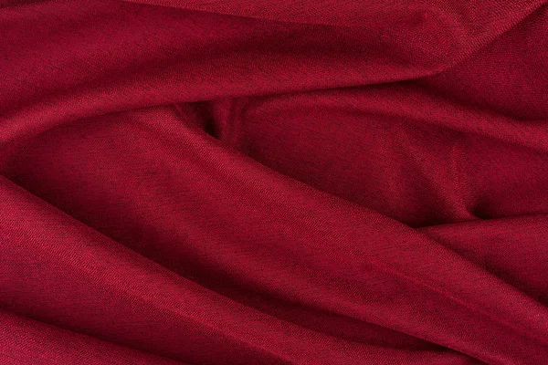 Textile and texture concept - close up of crumpled fabric backgr — Stock Photo, Image