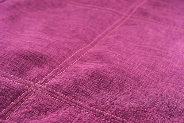 Fabric texture with seam stitch seam. — Stock Photo, Image
