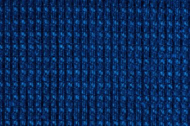 Mavi renkteki bir yün kumaş kapatın. Arka plan, 