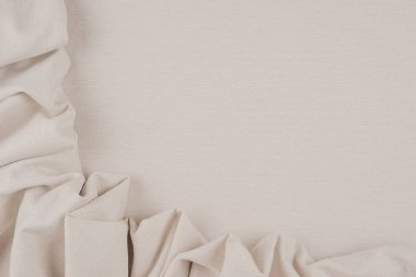 bej rengi bir yün kumaştan kapatın. Arka plan,