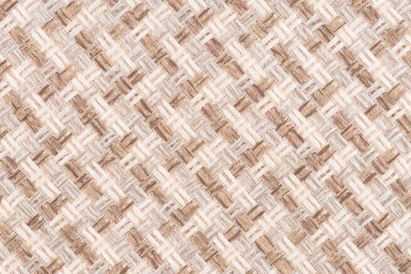 Close up of a woolen fabric of beige color. Abstract background, — Stock Photo, Image