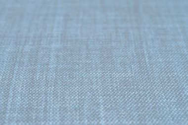 Mavi kumaş dokusu. Seçici odak.