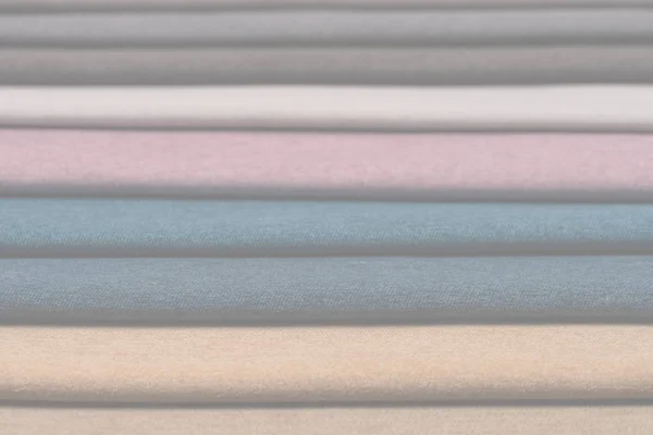 Colorful upholstery fabric samples background. — Stock Photo, Image